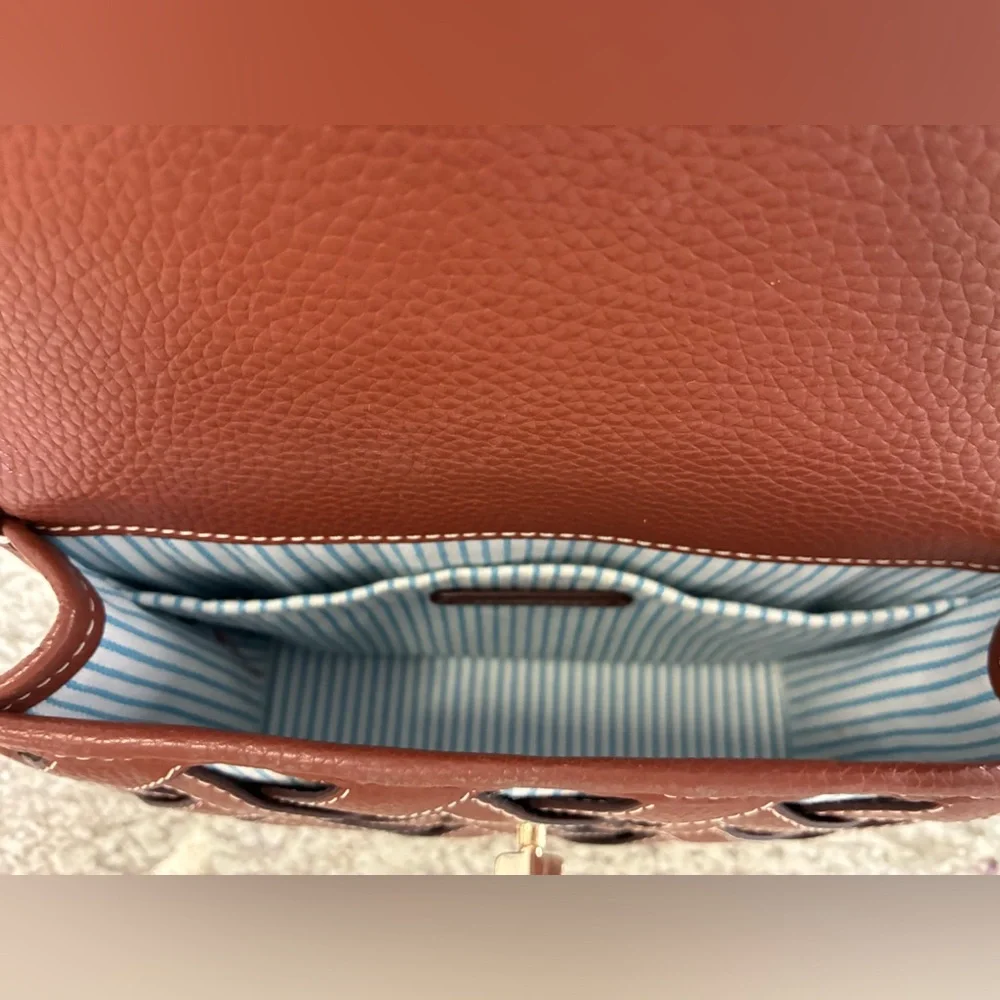 Draper James Brown and White Crossbody Bag - Picture 11 of 15